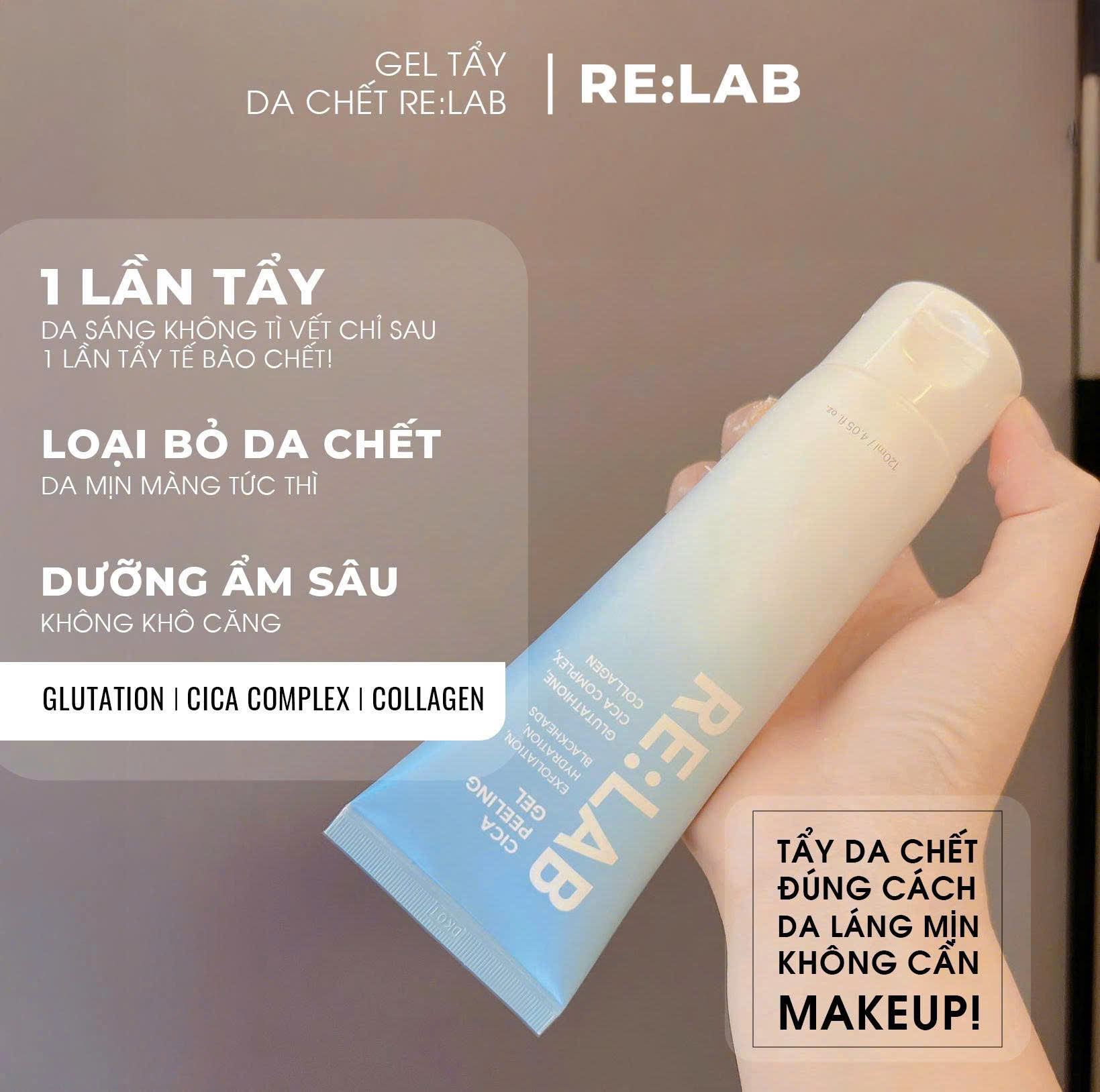 Chi tiết GEL TẨY DA CHẾT RE:LAB CICA PEELING GEL 120ml